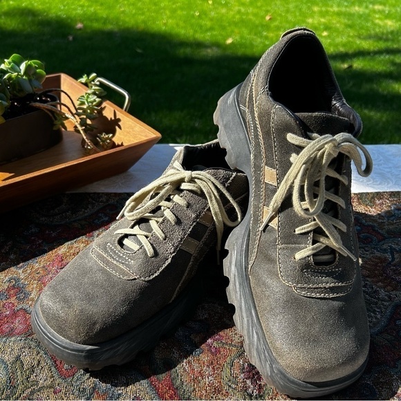 Men's BED | STU Suede Square Toe Lace Up Oxfords Shoes - NWOB | Size 44 - Picture 6 of 7